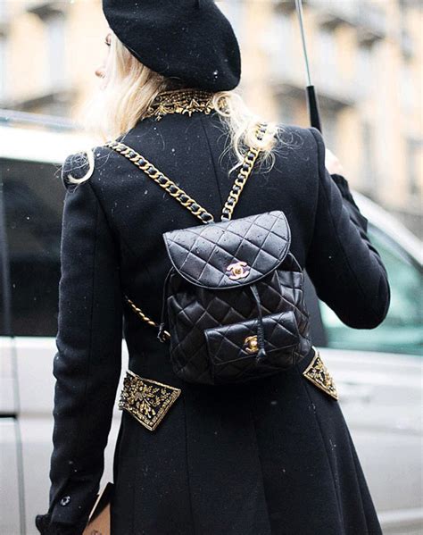 chanel fenigri backpack|Chanel backpacks.